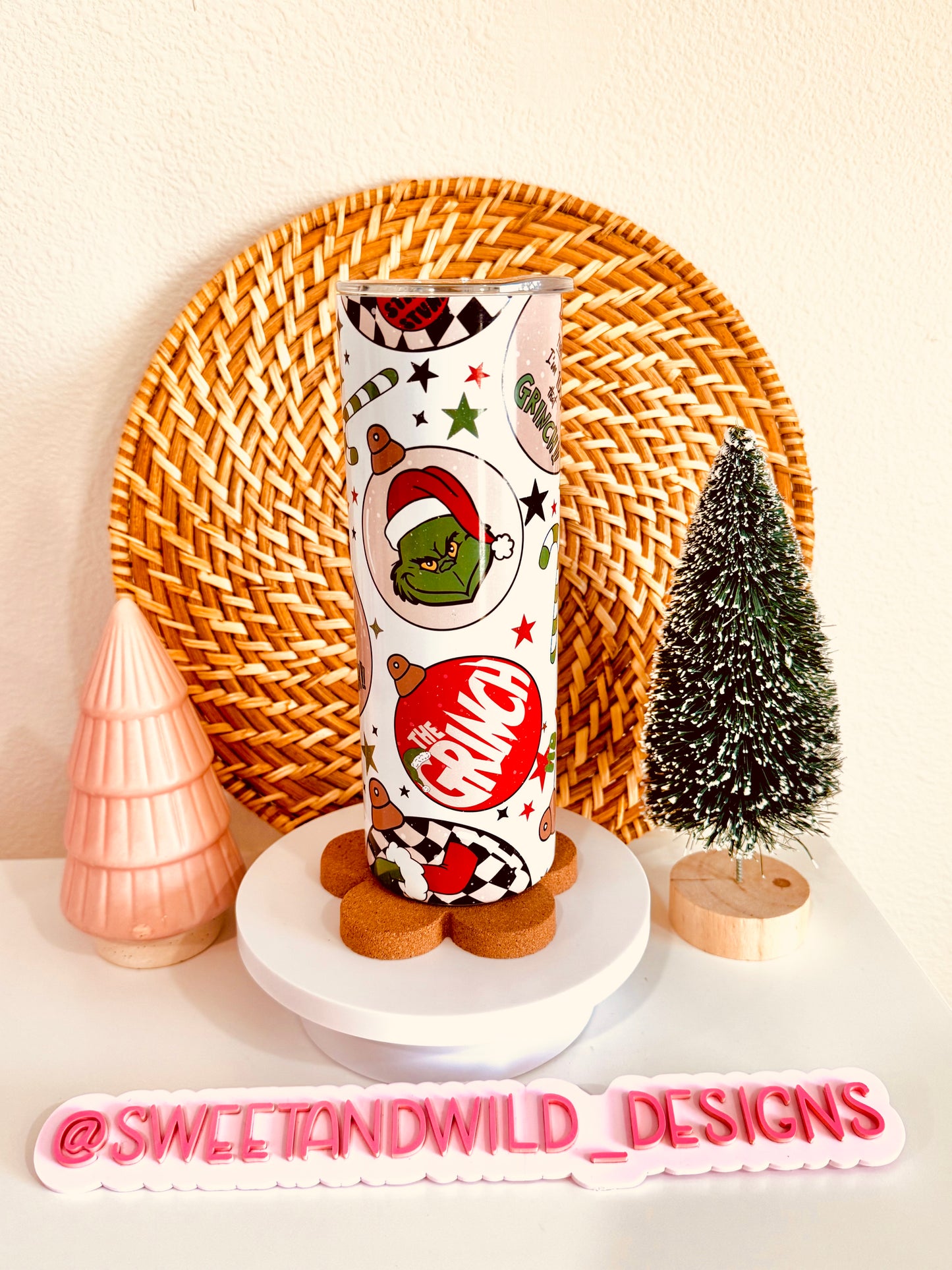 Grinchmas Ornaments 20oz Skinny Tumbler