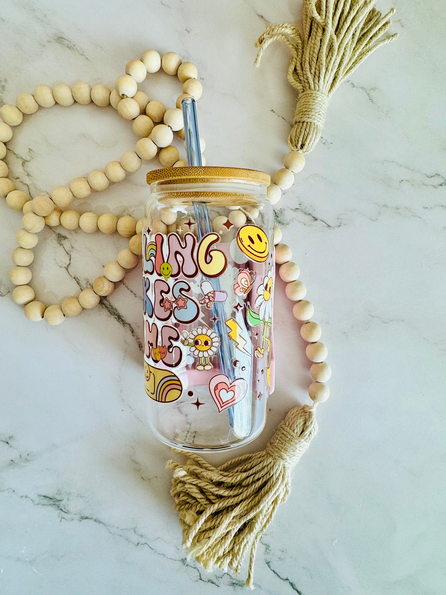 Healing Takes Time 16oz Glass Can