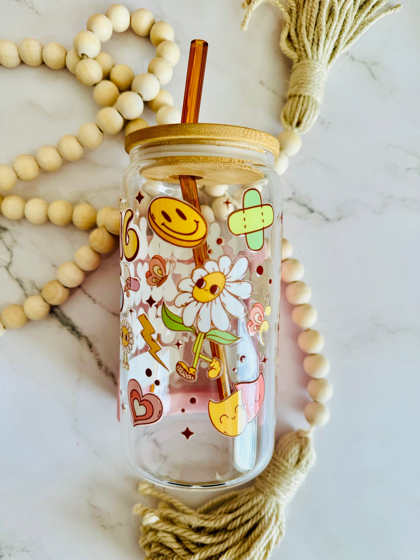 Healing Takes Time 16oz Glass Can