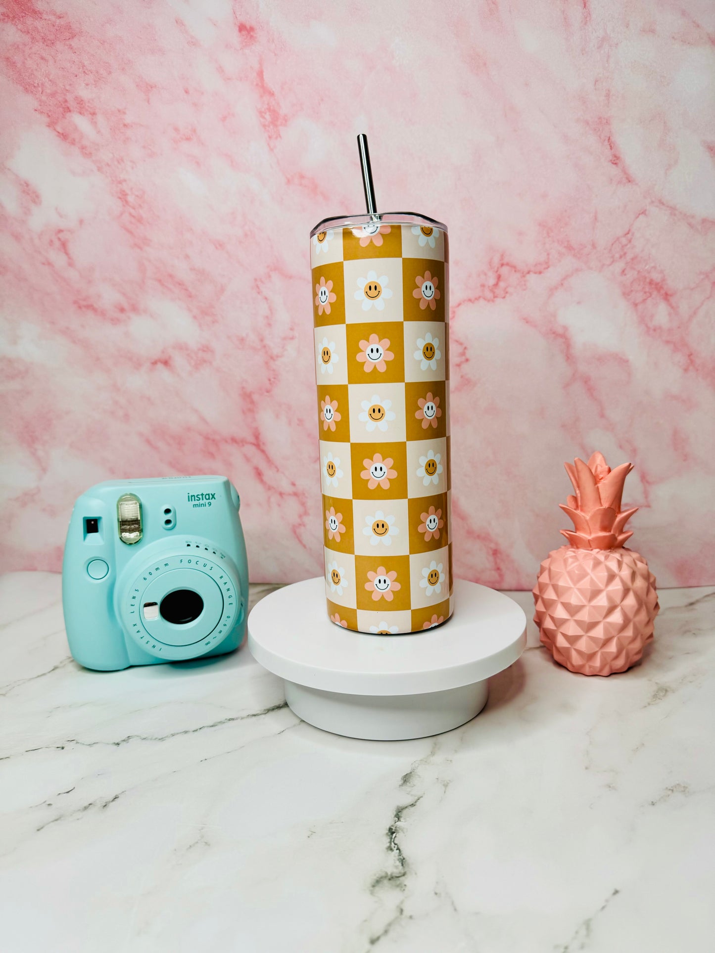 Retro Daisy 20oz Skinny Tumbler