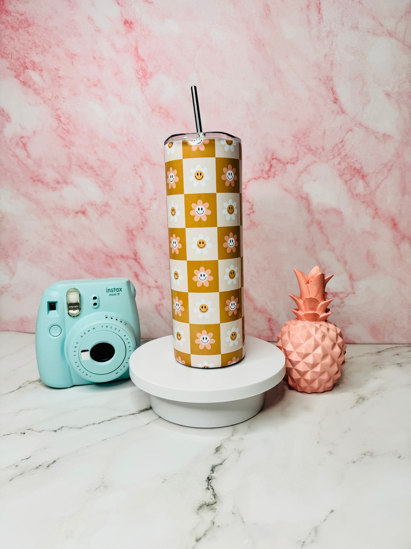 Retro Daisy 20oz Skinny Tumbler