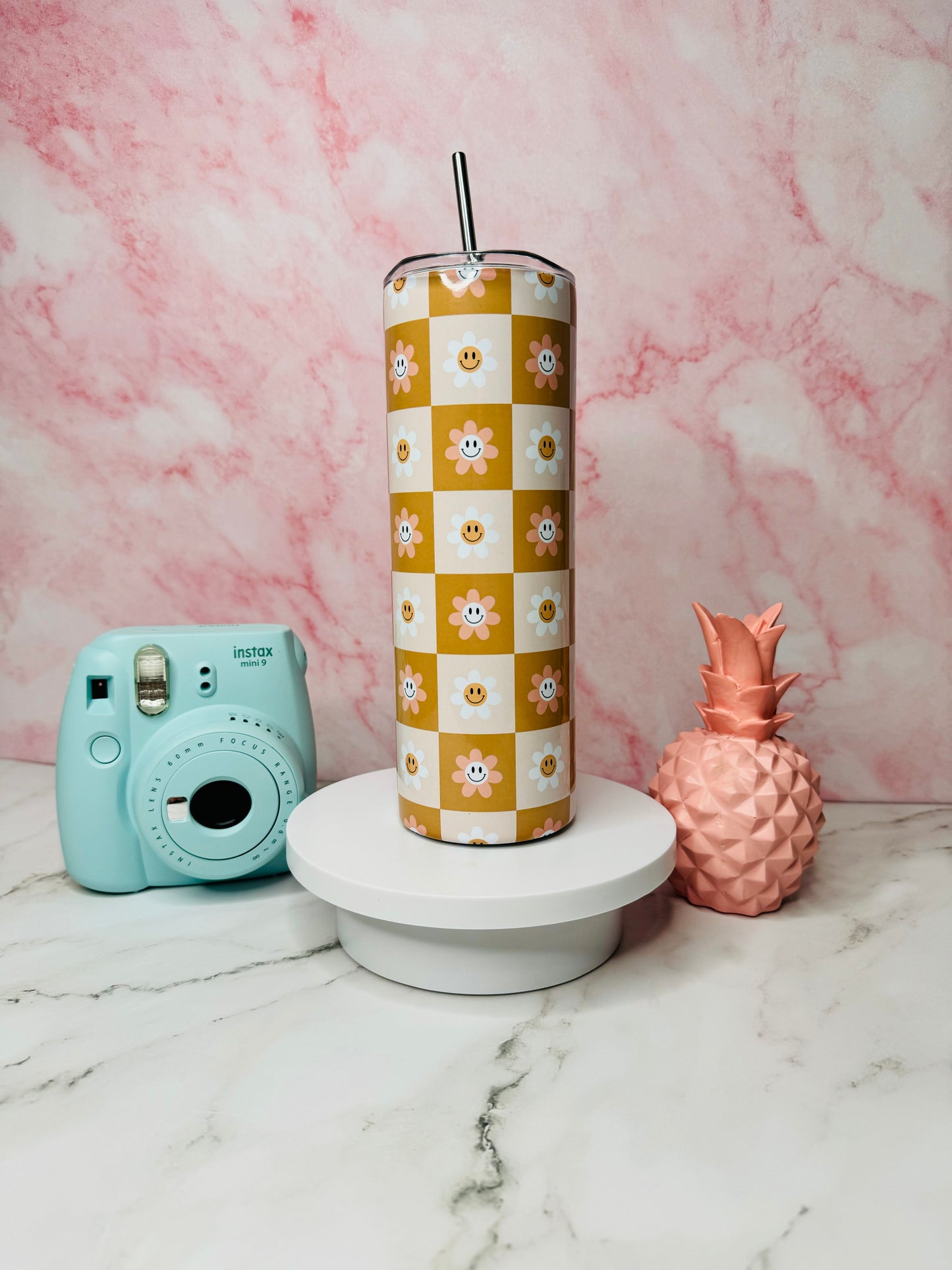 Retro Daisy 20oz Skinny Tumbler
