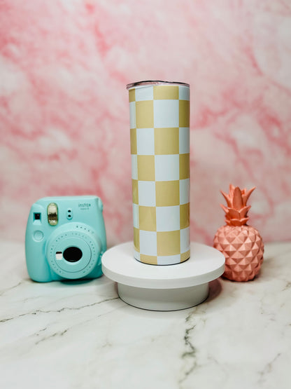 Retro Smiley Face 20oz Skinny Tumbler