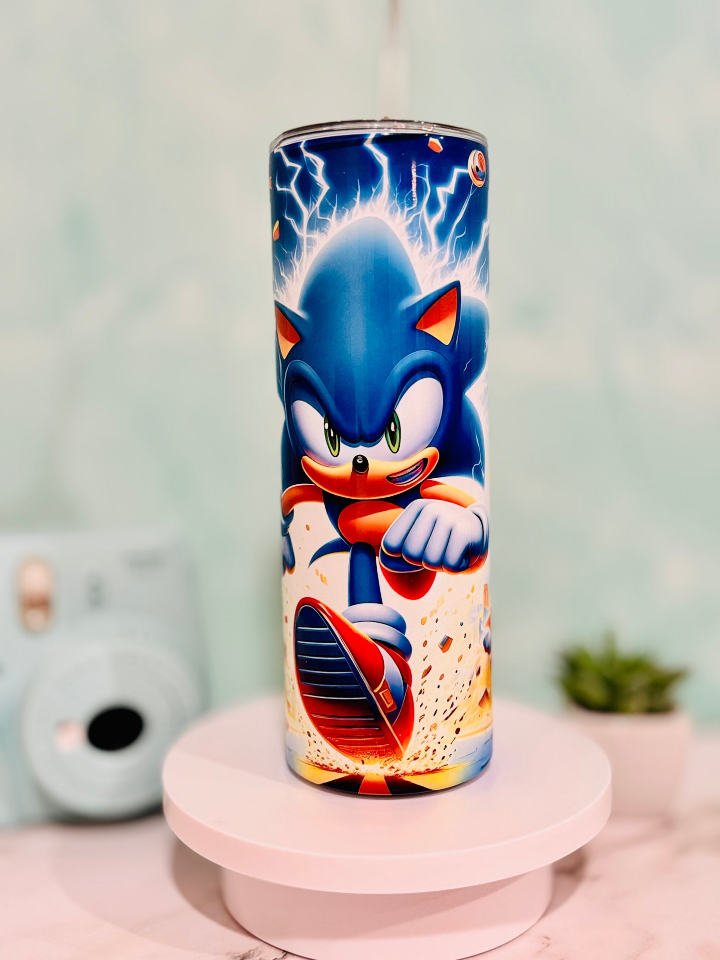 Sonic The Hedgehog 20oz Skinny Tumbler