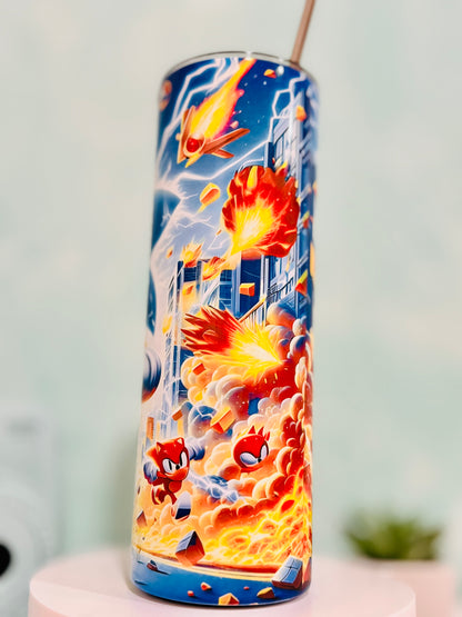 Sonic The Hedgehog 20oz Skinny Tumbler