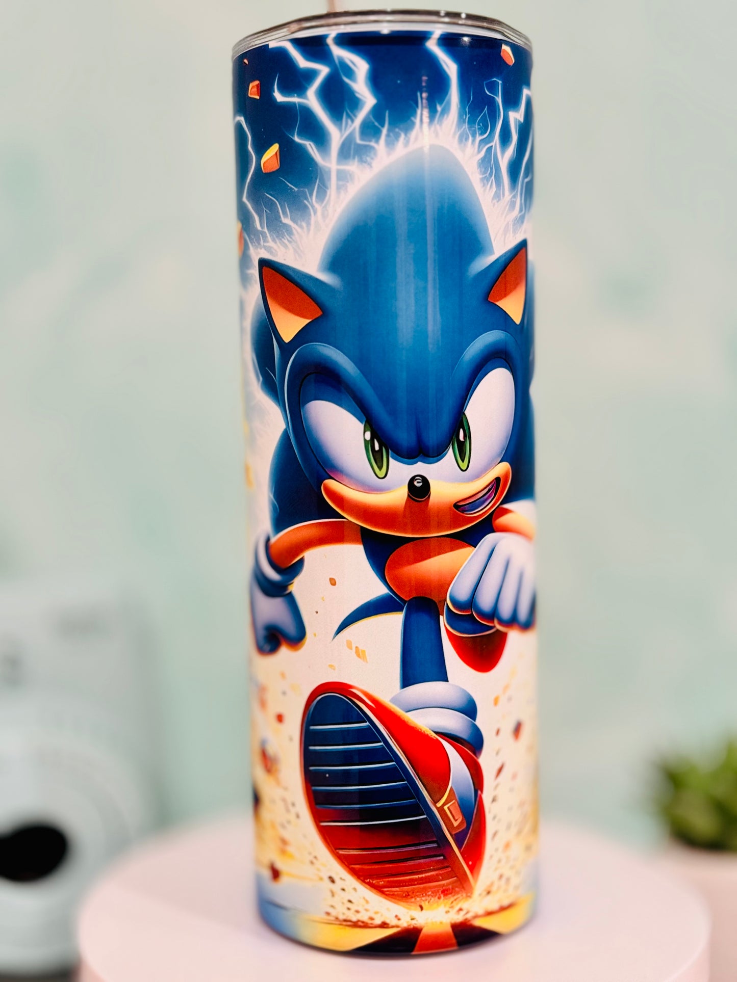 Sonic The Hedgehog 20oz Skinny Tumbler