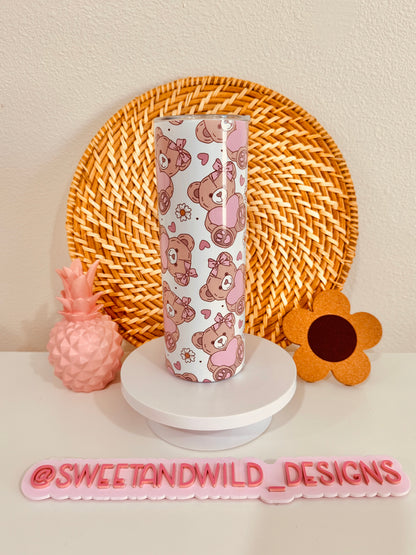 Sweet Teddy 20oz Skinny Tumbler