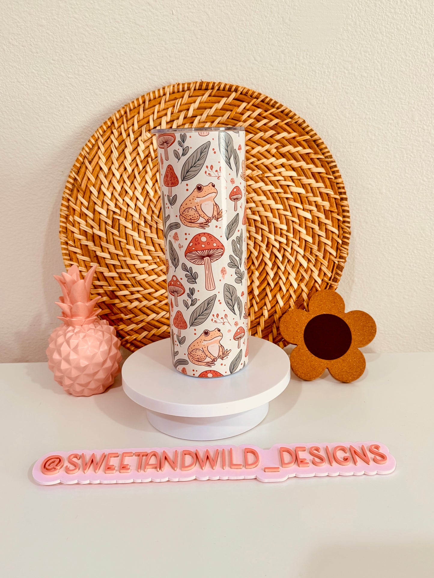 Cute Frog 20oz Skinny Tumbler