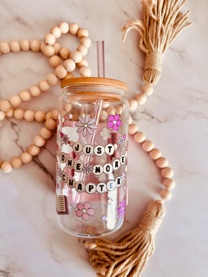 Just One Chapter Bracelet 16oz Glass Can