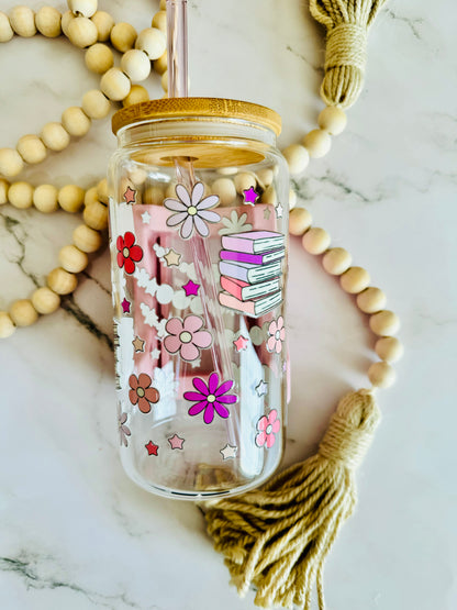 Just One Chapter Bracelet 16oz Glass Can